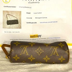 Louis Vuitton mini papillon pouch